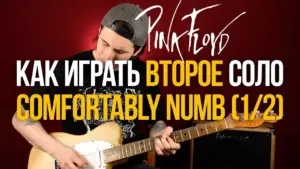 Легендарное второе соло Pink Floyd Comfortably Numb урок 1/2